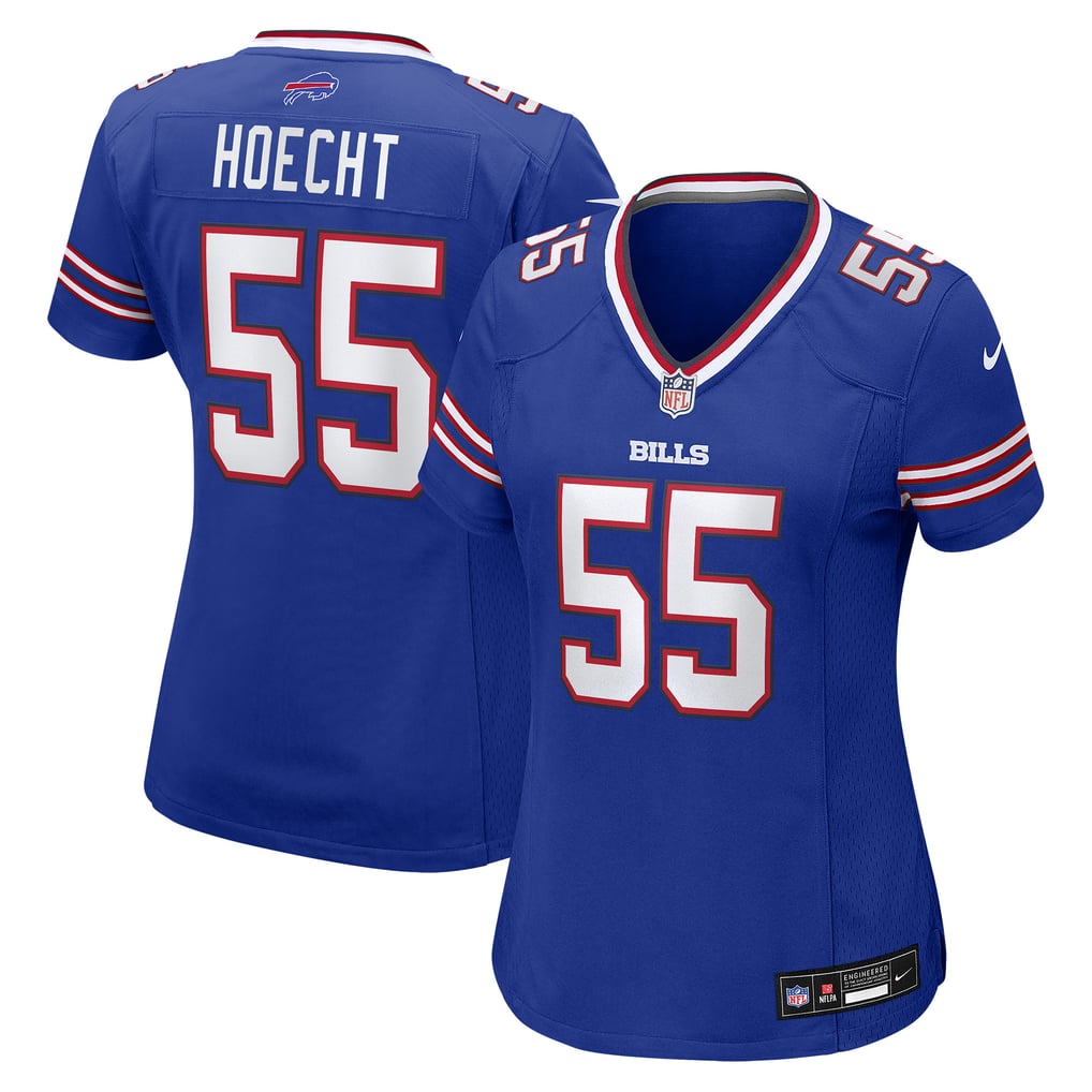 Women's Buffalo Bills Michael Hoecht Nike  Royal Team Game Jersey - Image 1