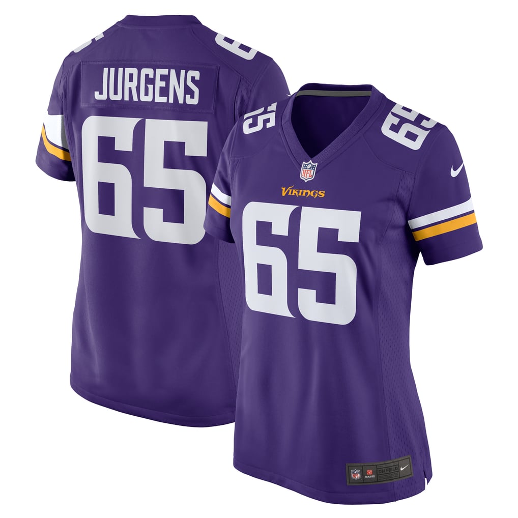 Women's Minnesota Vikings Michael Jurgens Nike  Purple Game Jersey - Image 1