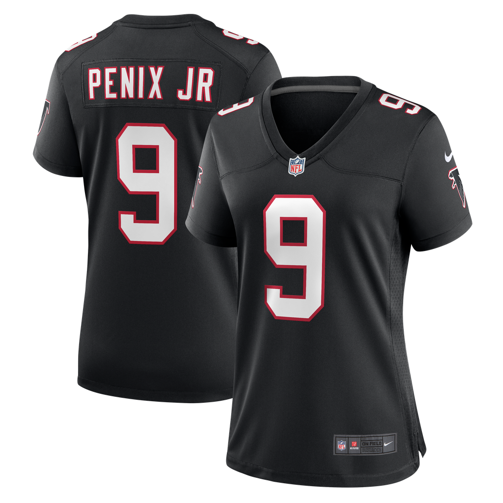 Women's Atlanta Falcons Michael Penix Jr. Nike Black Alternate Game Jersey