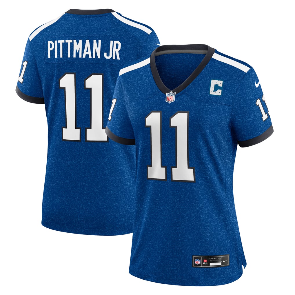 Women's Indianapolis Colts Michael Pittman Jr. Nike Royal Indiana Nights Alternate Game Jersey - Image 1