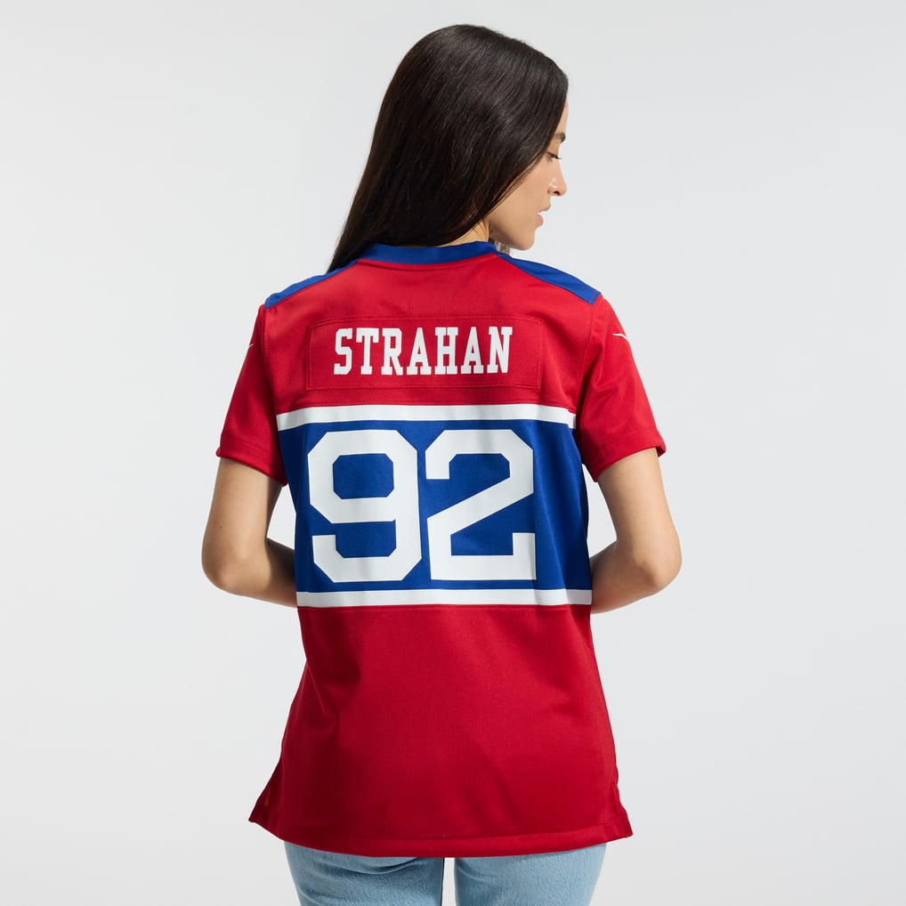 Women's New York Giants Michael Strahan Nike Century Red Alternate Retired Player Game Jersey - Image 4