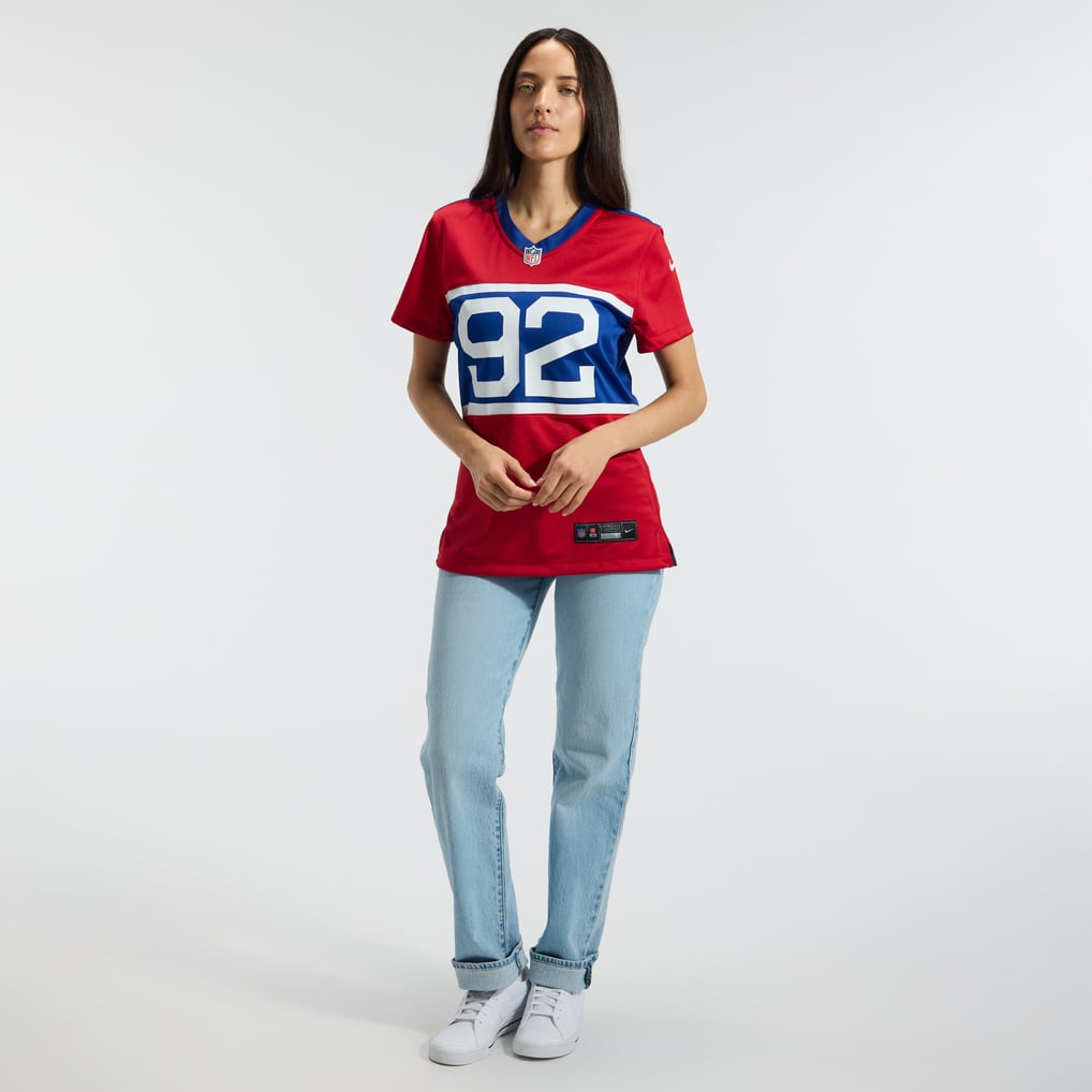Women's New York Giants Michael Strahan Nike Century Red Alternate Retired Player Game Jersey - Image 5