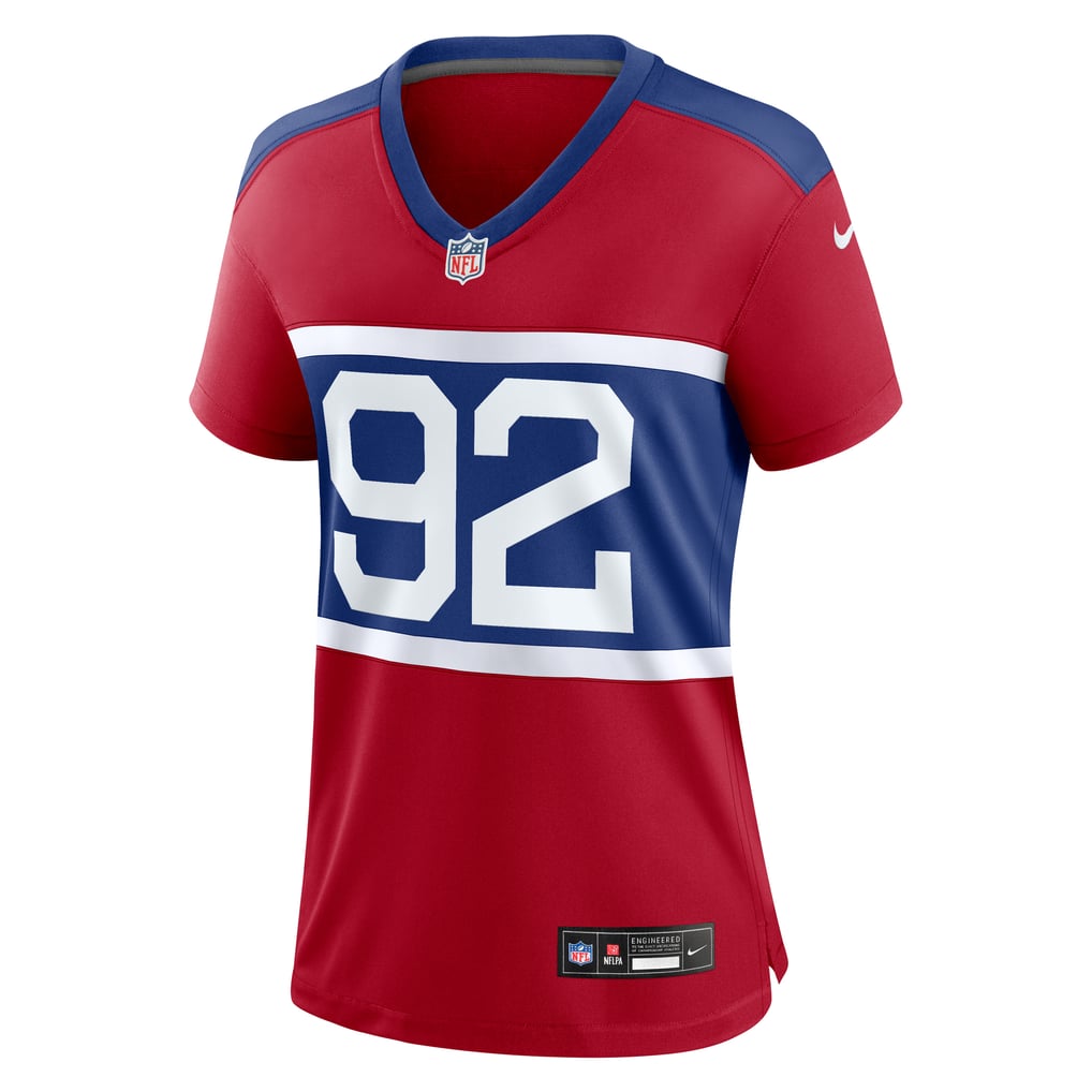 Women's New York Giants Michael Strahan Nike Century Red Alternate Retired Player Game Jersey - Image 7