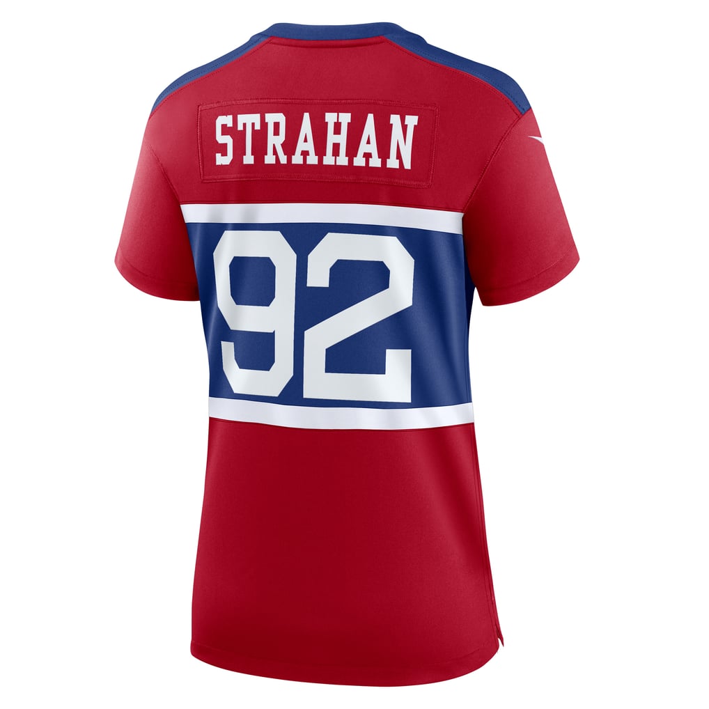 Women's New York Giants Michael Strahan Nike Century Red Alternate Retired Player Game Jersey - Image 8