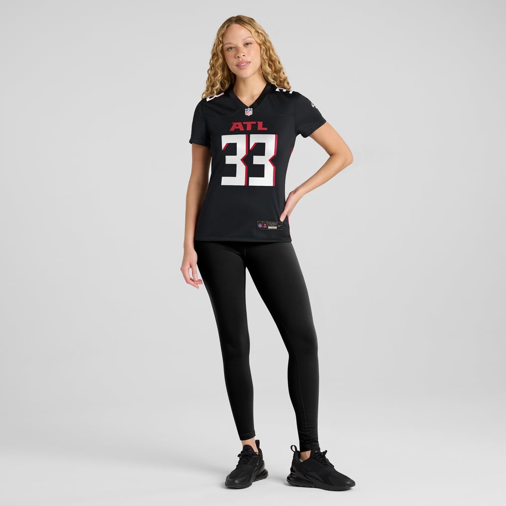 Women's Atlanta Falcons Michael Turner Nike Black Game Retired Player Jersey