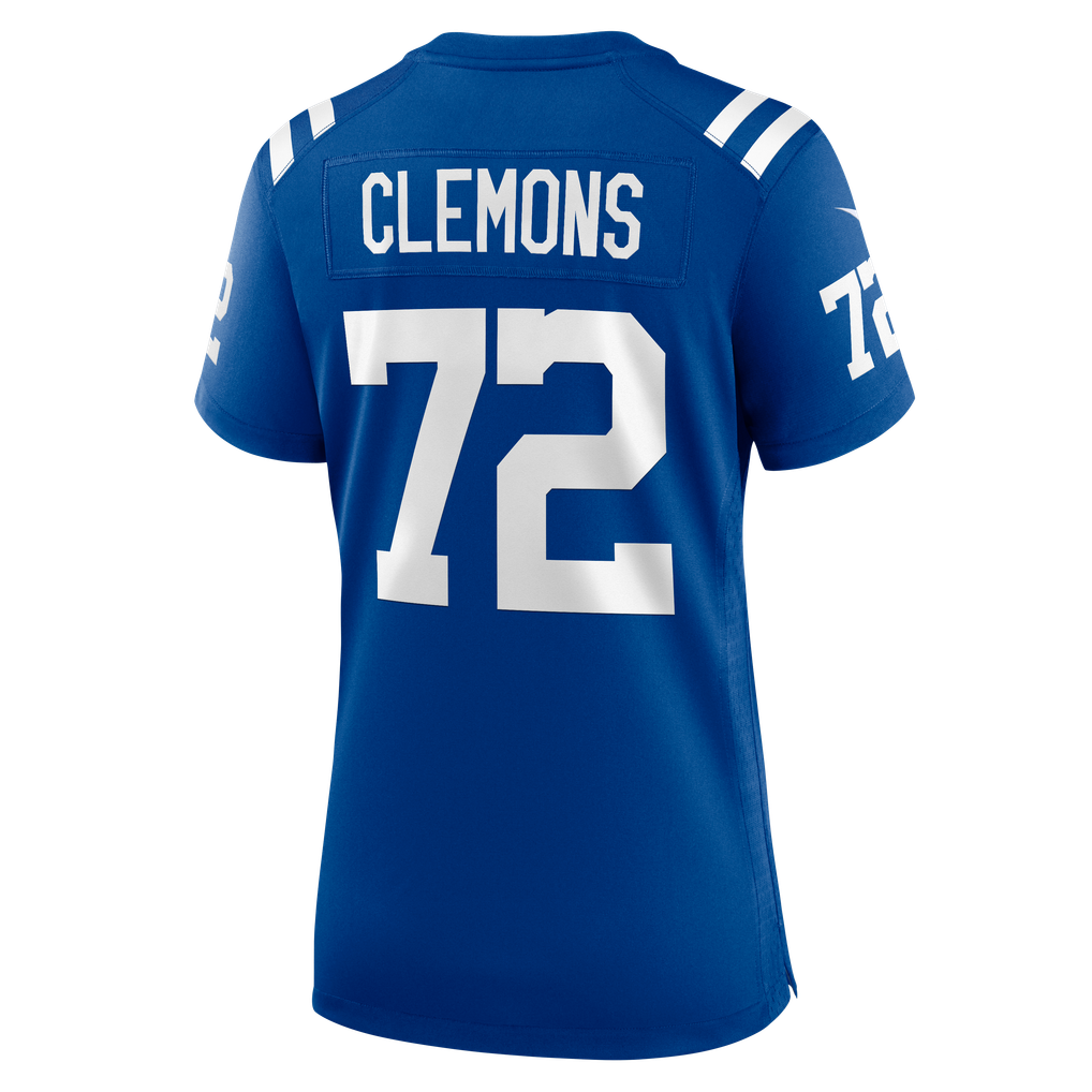 Women's Indianapolis Colts Micheal Clemons Nike Royal Team Game Jersey - Image 8