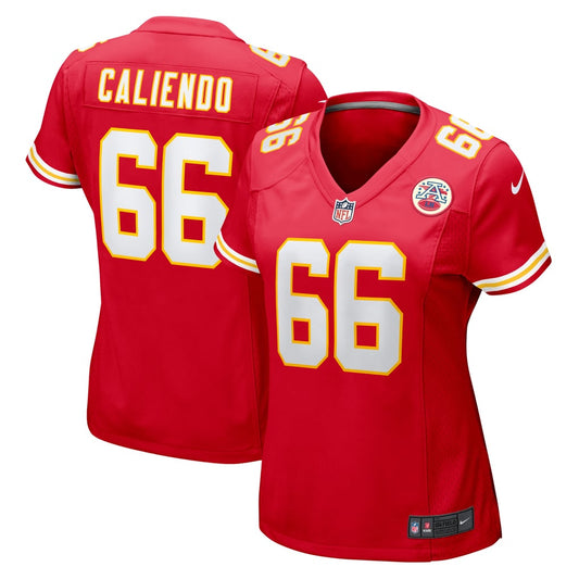 Women's Kansas City Chiefs Mike Caliendo Nike Red Game Player Jersey - Image 1