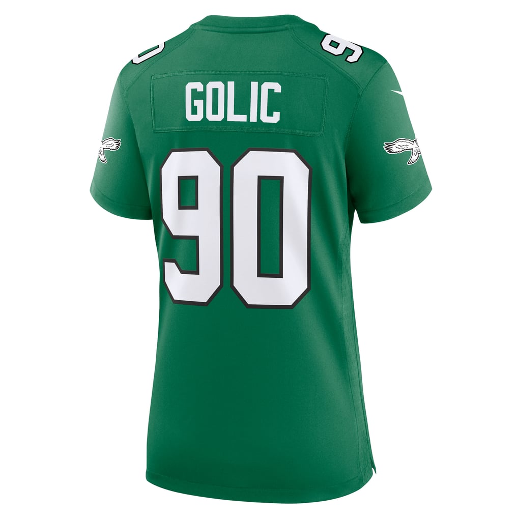 Women's Philadelphia Eagles Mike Golic Nike Kelly Green Alternate Game Jersey - Image 4