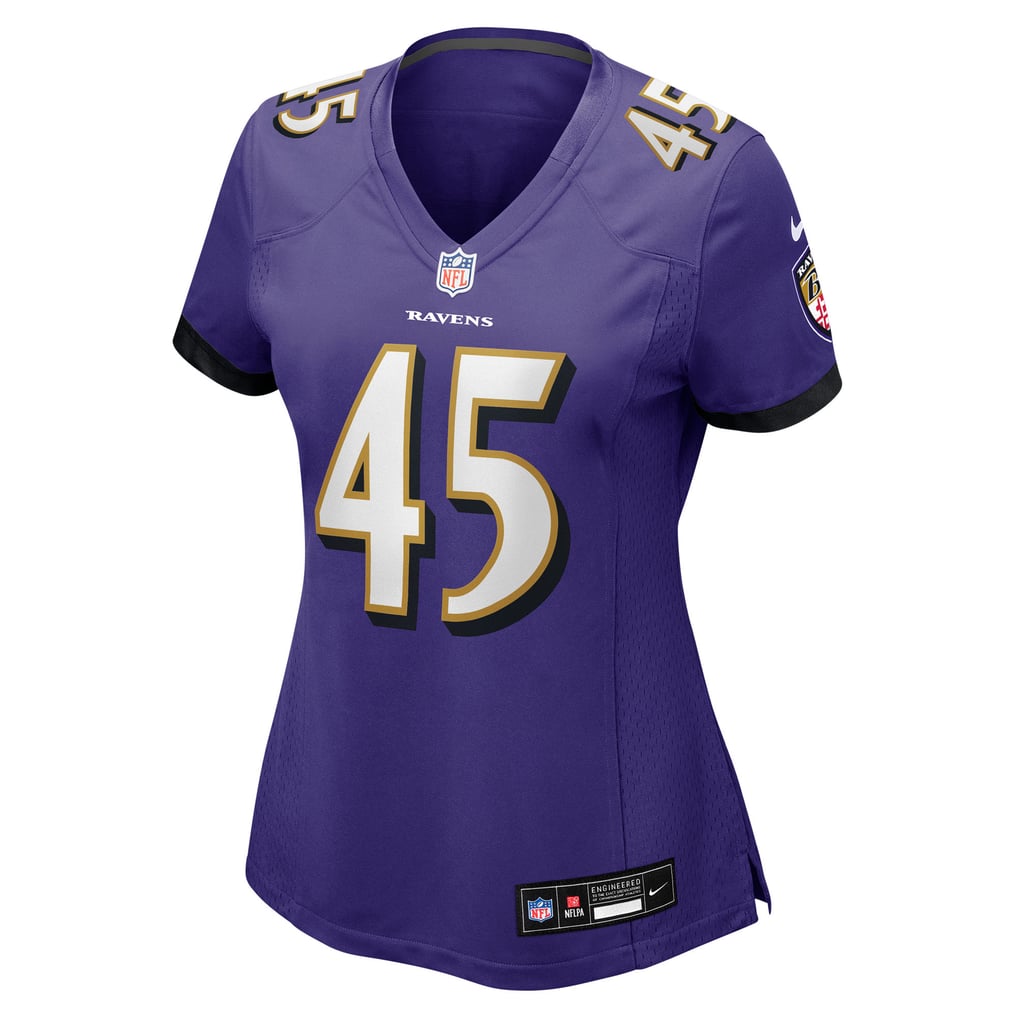 Women's Baltimore Ravens Mike Green Nike Purple Team Game Jersey