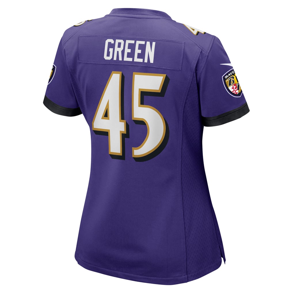 Women's Baltimore Ravens Mike Green Nike Purple Team Game Jersey