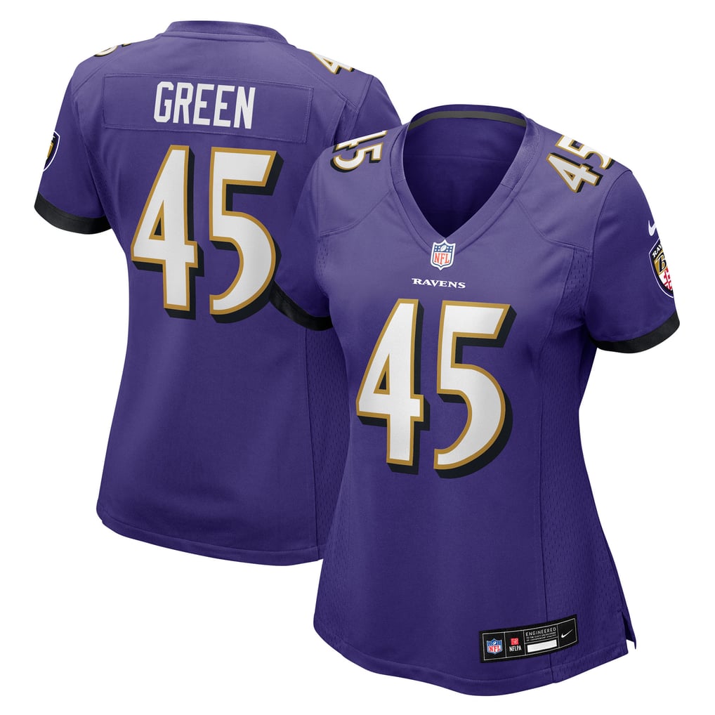 Women's Baltimore Ravens Mike Green Nike Purple Team Game Jersey