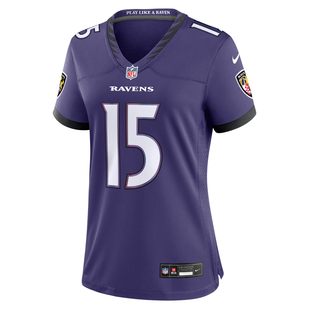 Women's Baltimore Ravens Mike Green Nike Purple Team Game Jersey