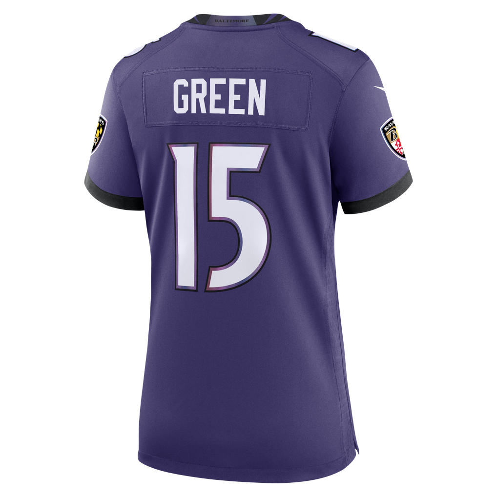 Women's Baltimore Ravens Mike Green Nike Purple Team Game Jersey