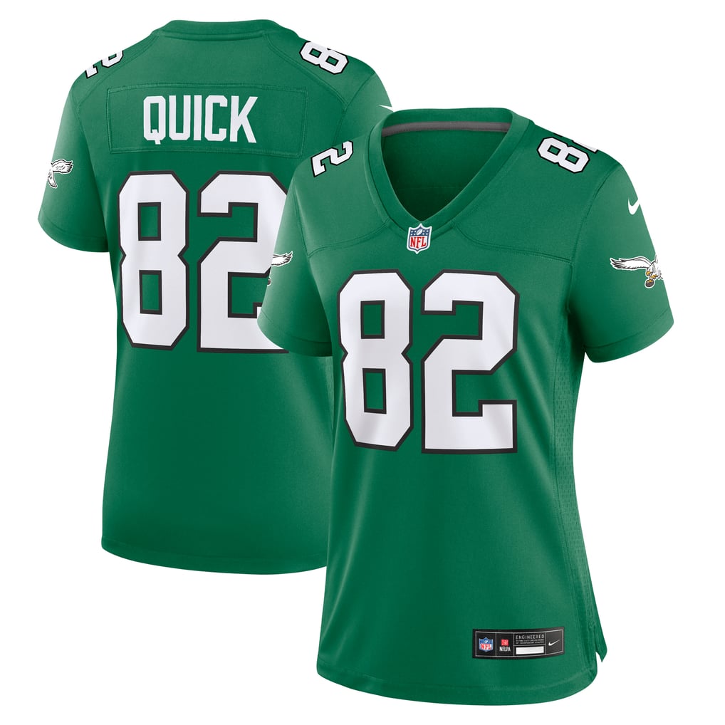 Women's Philadelphia Eagles Mike Quick Nike Kelly Green Alternate Game Jersey - Image 2