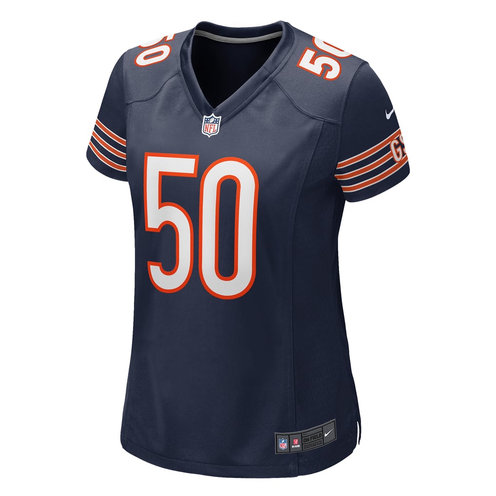 Women's Chicago Bears Mike Singletary Nike Navy Game Retired Player Jersey - Image 3