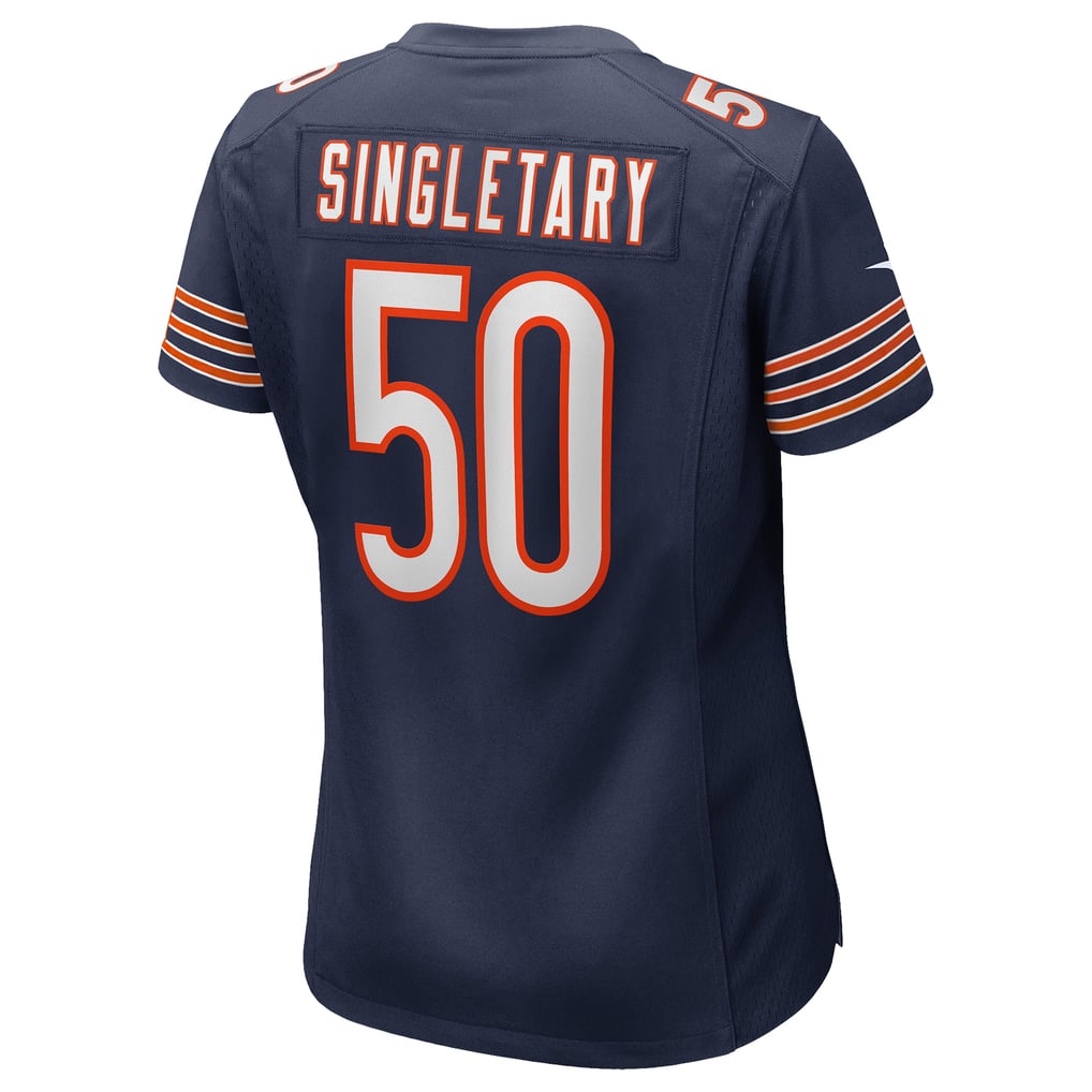 Women's Chicago Bears Mike Singletary Nike Navy Game Retired Player Jersey - Image 4