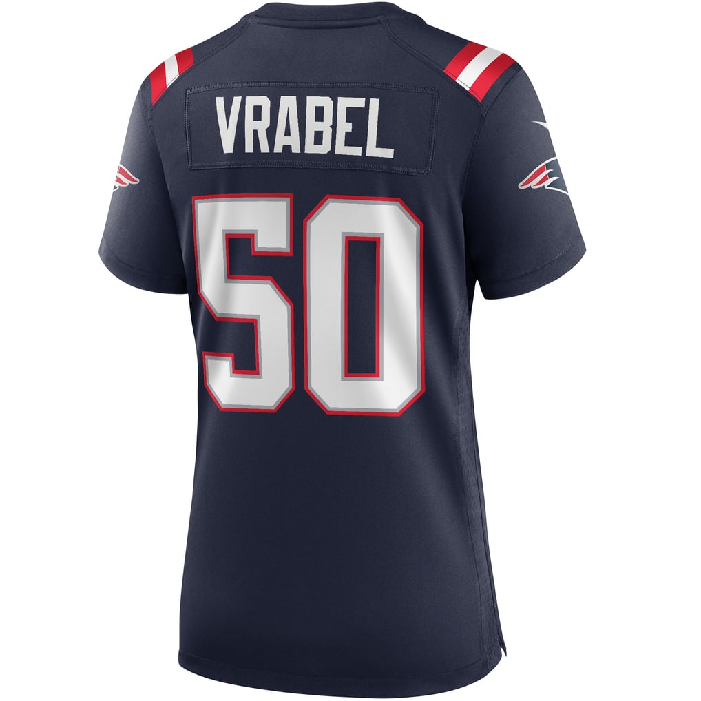 Women's New England Patriots Mike Vrabel Nike Navy Game Retired Player Jersey - Image 4