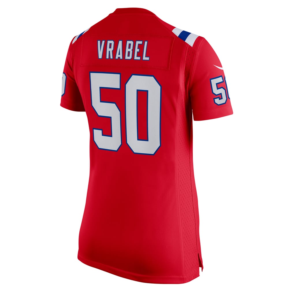 Women's New England Patriots Mike Vrabel Nike Red Retired Game Jersey - Image 4