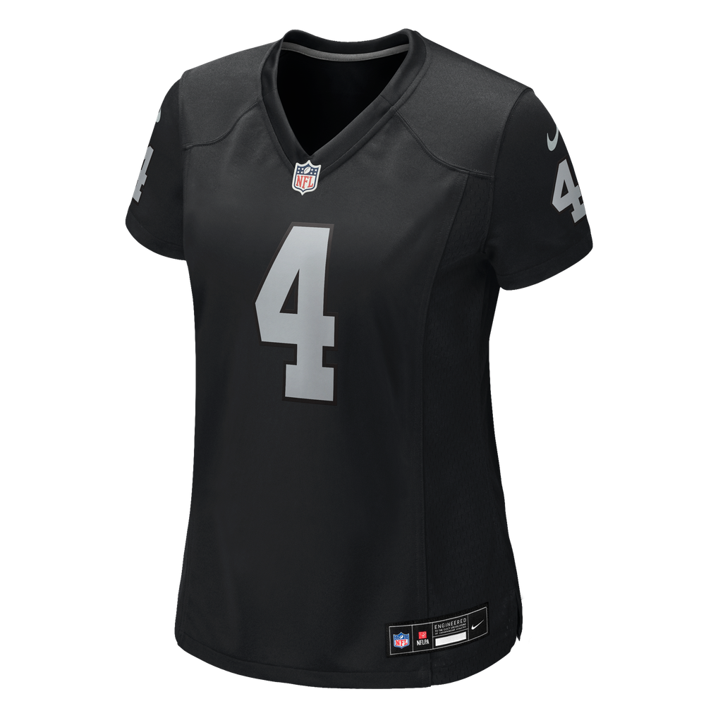Women's Las Vegas Raiders Mike Washington Jr. Nike Black Team Game Jersey - Image 7