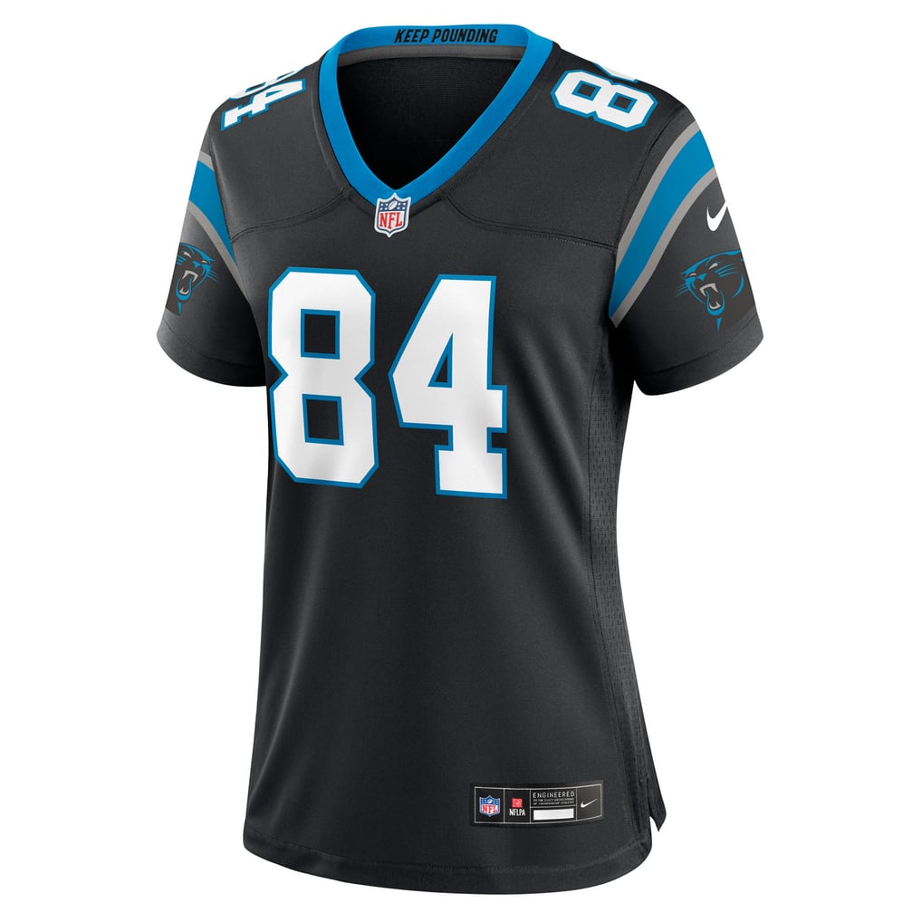 Women's Carolina Panthers Mitchell Evans Nike Black Team Game Jersey - Image 3