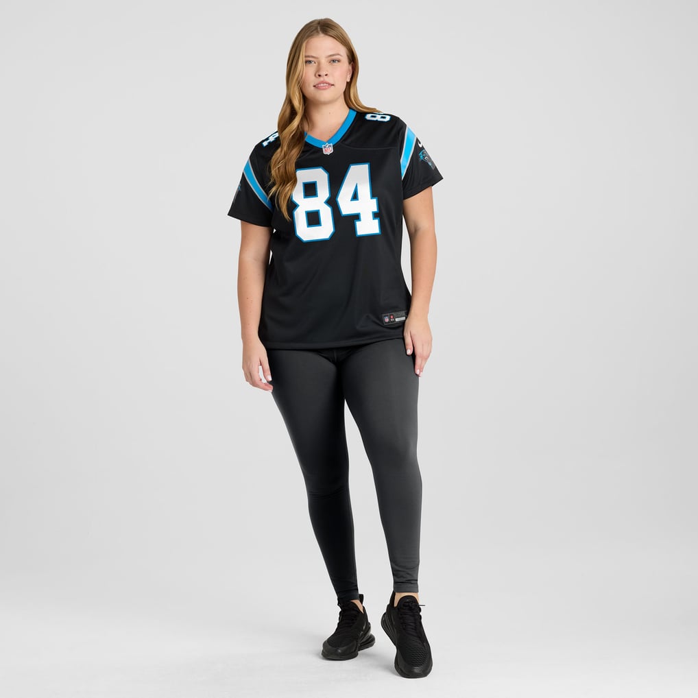Women's Carolina Panthers Mitchell Evans Nike Black Team Game Jersey - Image 7