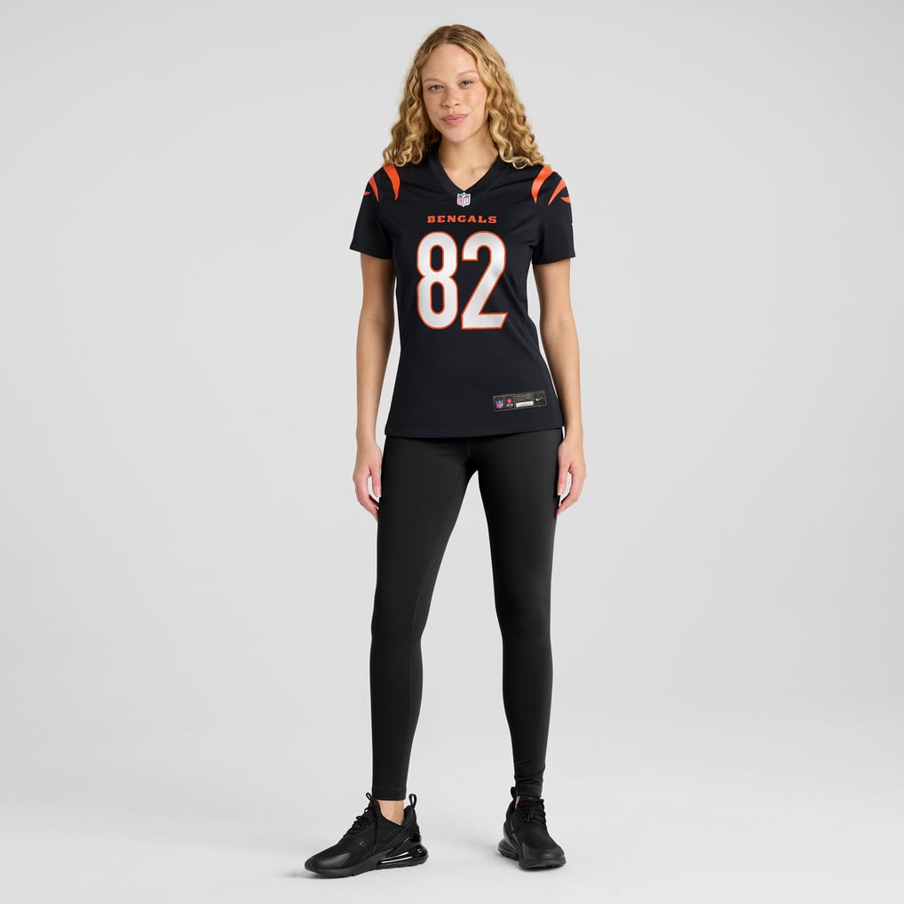 Women's Cincinnati Bengals Mitchell Tinsley Nike Black Team Game Jersey - Image 5