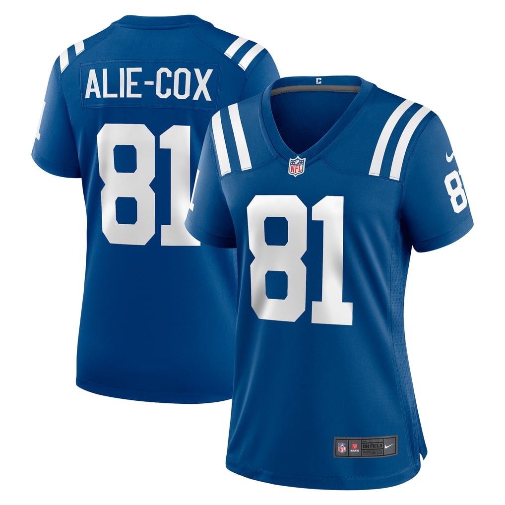 Women's Indianapolis Colts Mo Alie-Cox Nike Royal Team Game Jersey - Image 2
