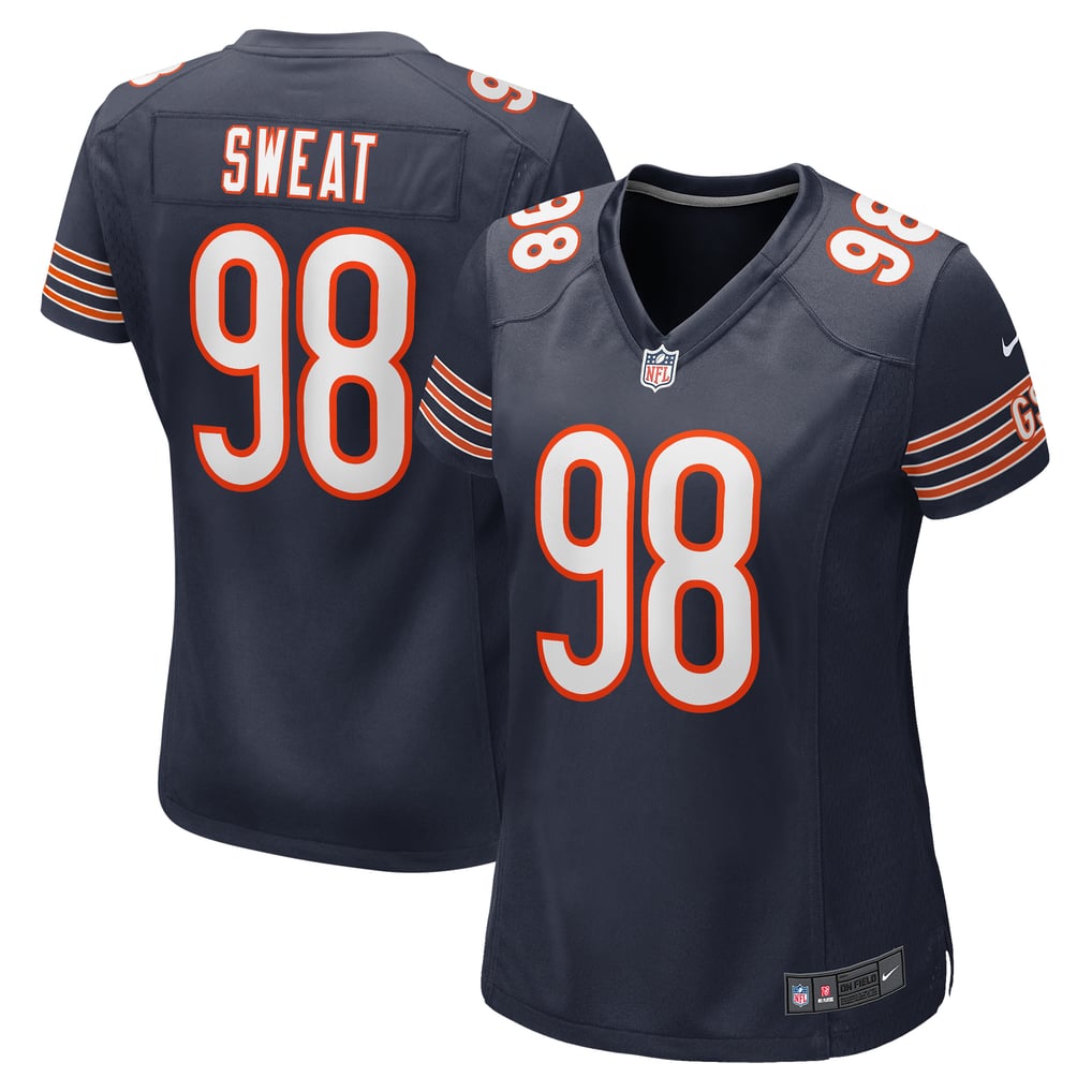 Women's Chicago Bears Montez Sweat Nike Navy Game Jersey - Image 2