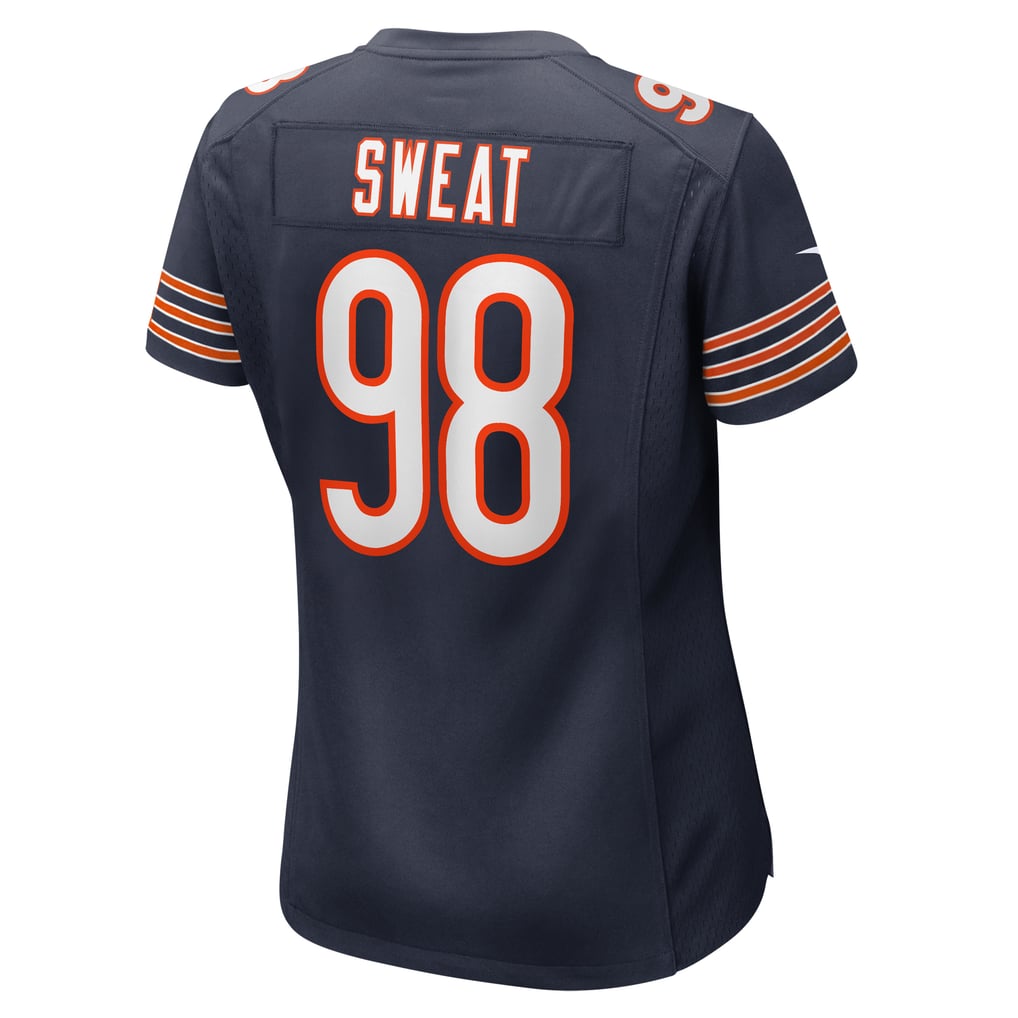 Women's Chicago Bears Montez Sweat Nike Navy Game Jersey - Image 4