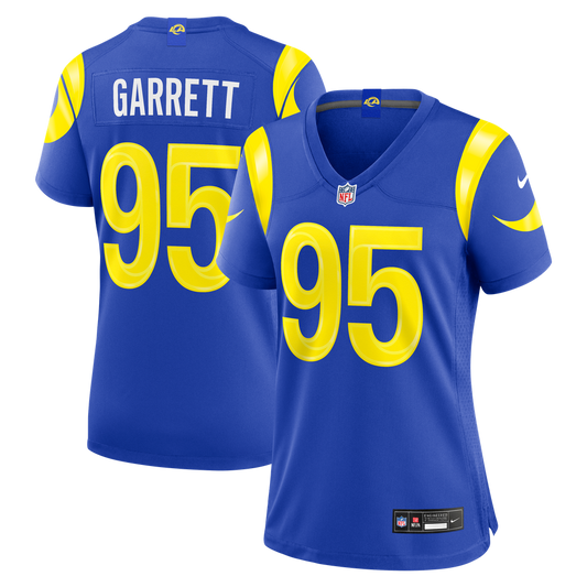 Women's Los Angeles Rams Myles Garrett Nike Royal Team Game Jersey - Image 1