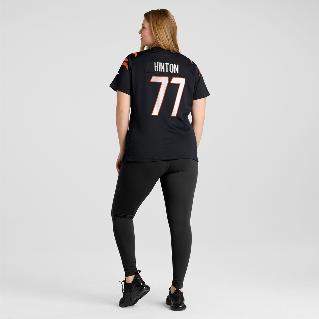 Women's Cincinnati Bengals Myles Hinton Nike Black Team Game Jersey - Image 6