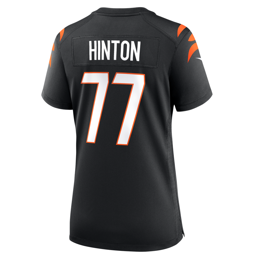 Women's Cincinnati Bengals Myles Hinton Nike Black Team Game Jersey - Image 8