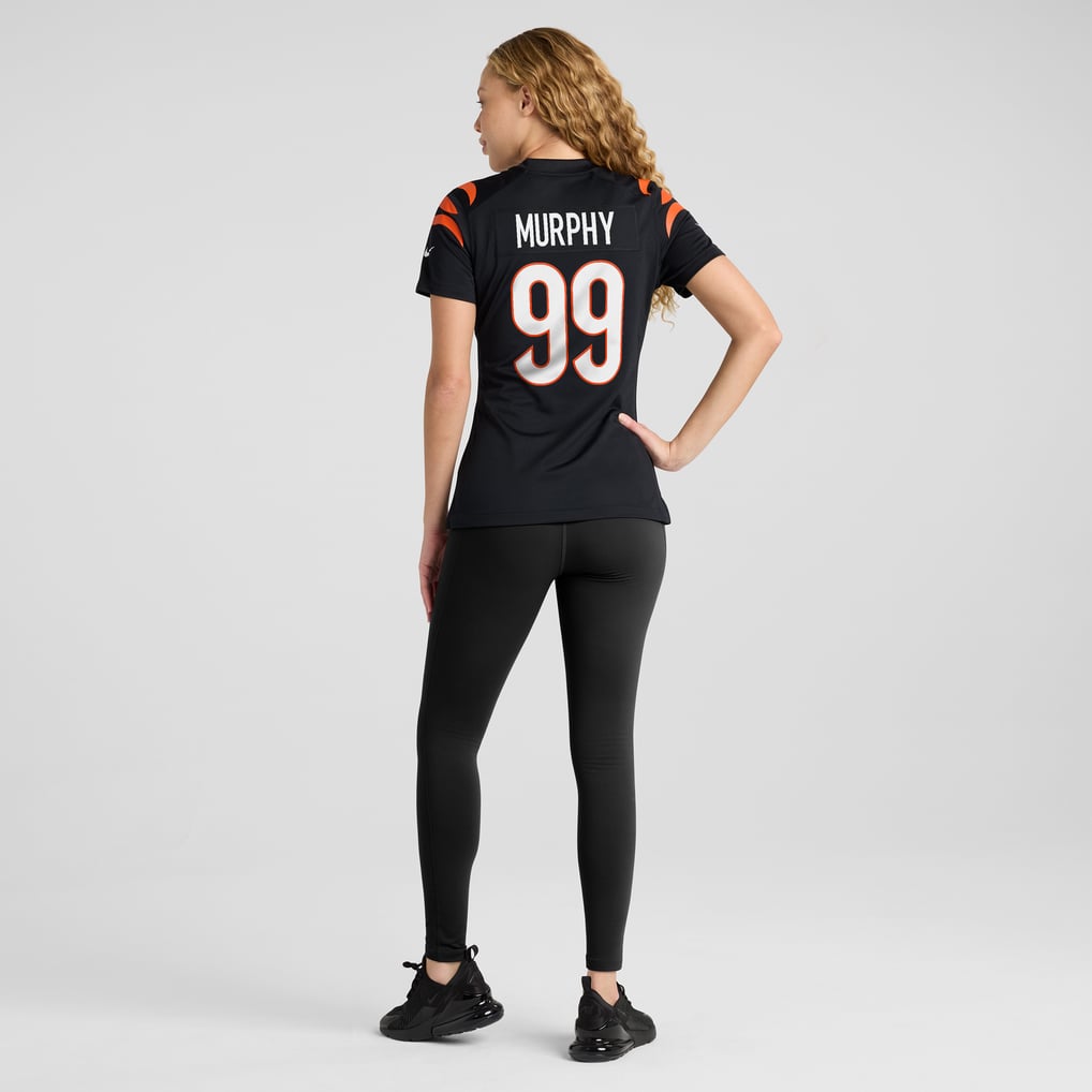 Women's Cincinnati Bengals Myles Murphy Nike Black Team Game Jersey - Image 6