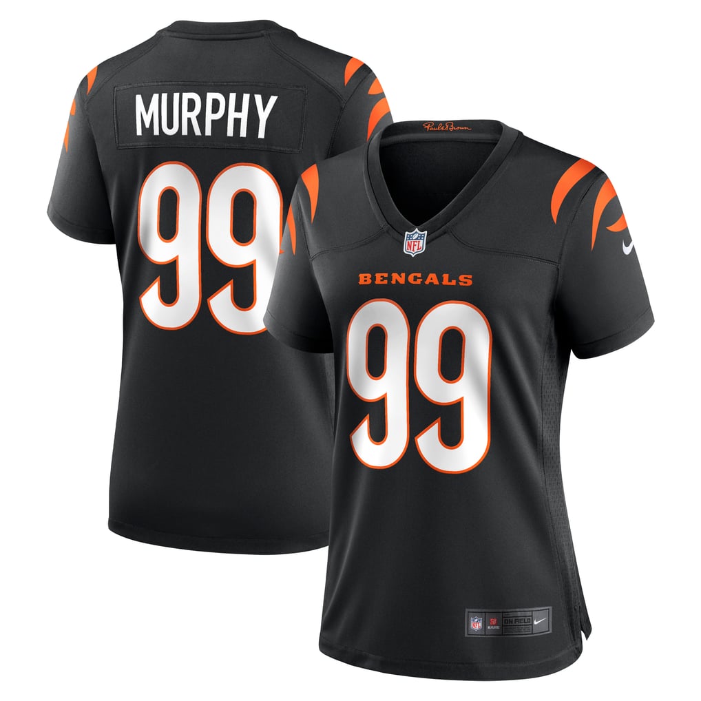 Women's Cincinnati Bengals Myles Murphy Nike Black Team Game Jersey - Image 1
