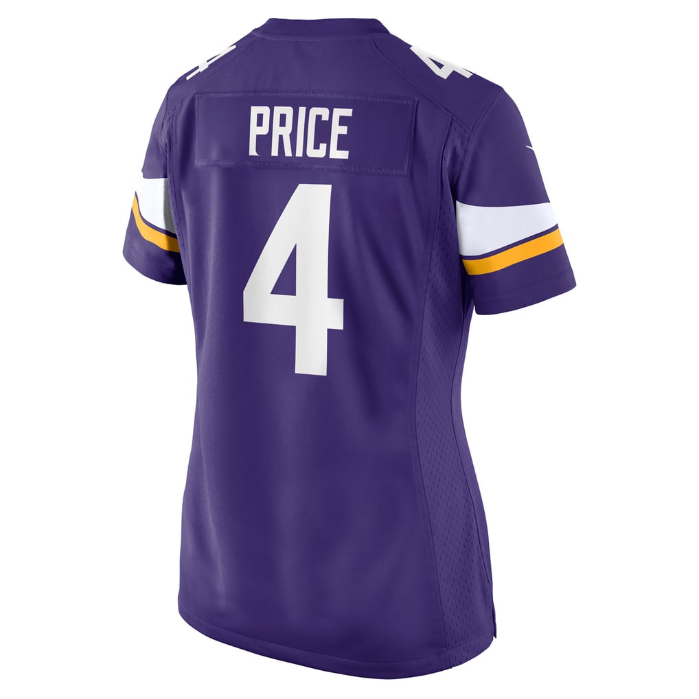 Women's Minnesota Vikings Myles Price Nike  Purple Team Game Jersey - Image 4