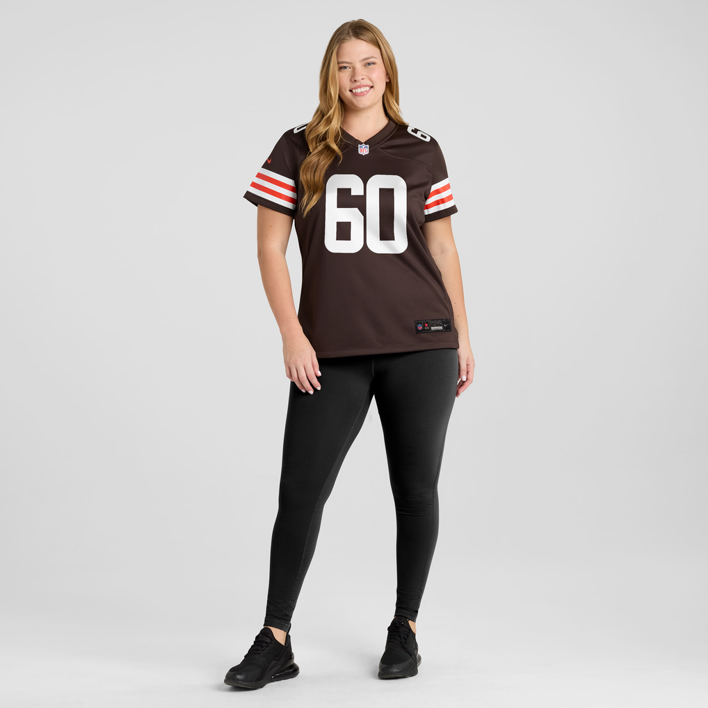 Women's Cleveland Browns Nadame Tucker Nike Brown Team Game Jersey - Image 5