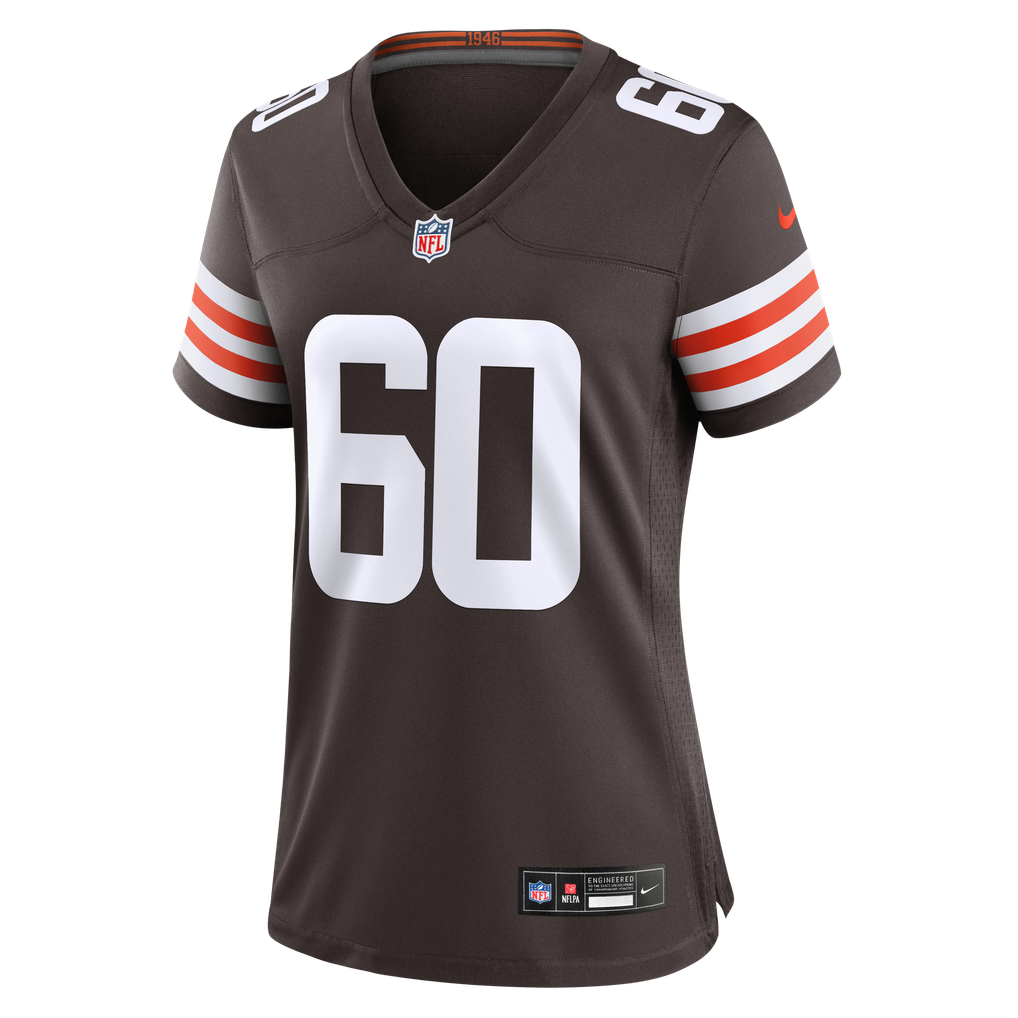 Women's Cleveland Browns Nadame Tucker Nike Brown Team Game Jersey - Image 7