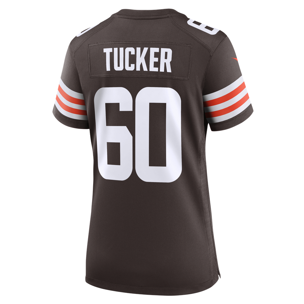 Women's Cleveland Browns Nadame Tucker Nike Brown Team Game Jersey - Image 8