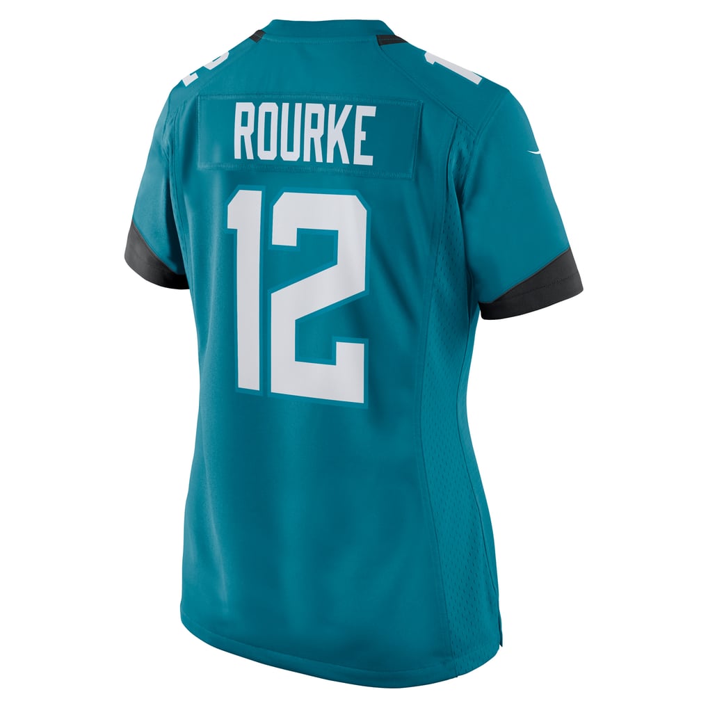 Women's Jacksonville Jaguars Nathan Rourke Nike  Teal Team Game Jersey - Image 4