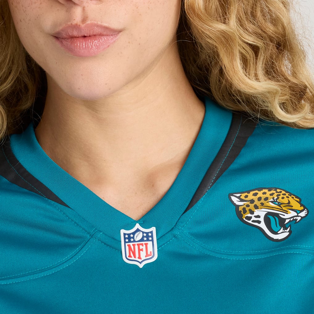 Women's Jacksonville Jaguars Nathan Rourke Nike  Teal Team Game Jersey - Image 9
