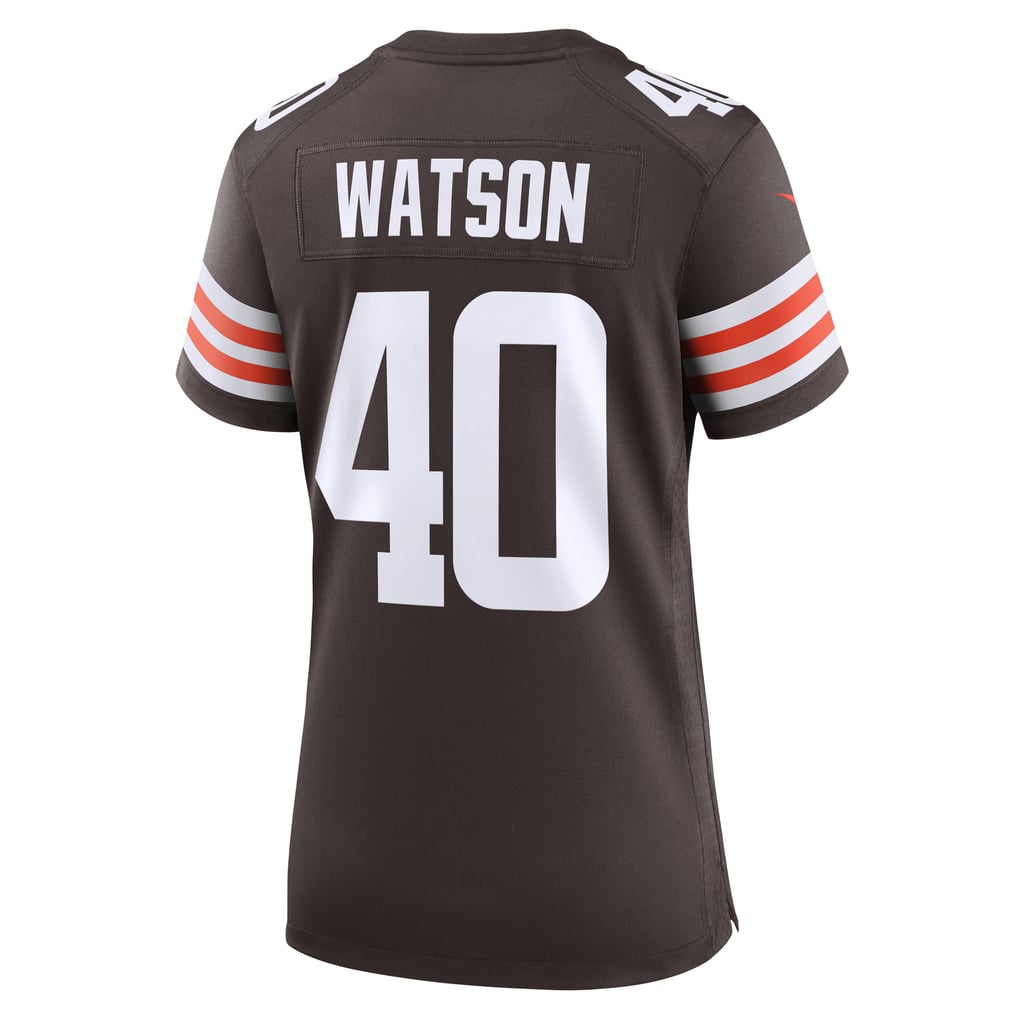 Women's Cleveland Browns Nathaniel Watson Nike Brown Game Jersey - Image 4