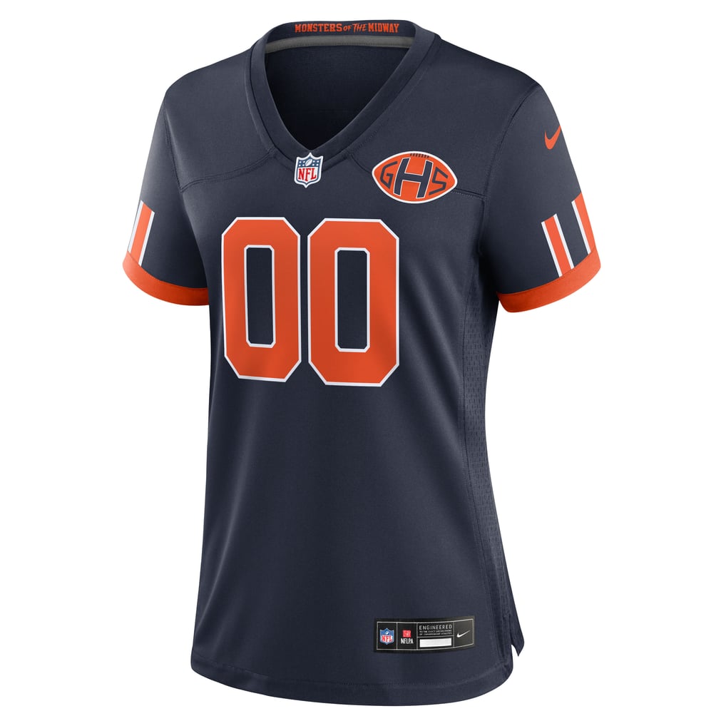 Women's Chicago Bears Nike Navy 2026 Rivalries Collection Game Custom Jersey - Image 3