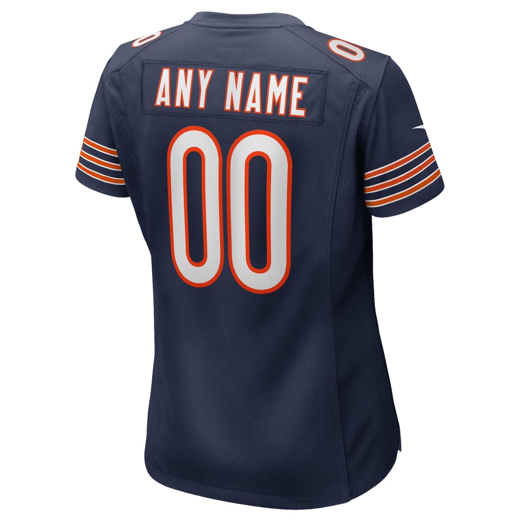 Women's Nike Navy Chicago Bears Custom Game Jersey - Image 4