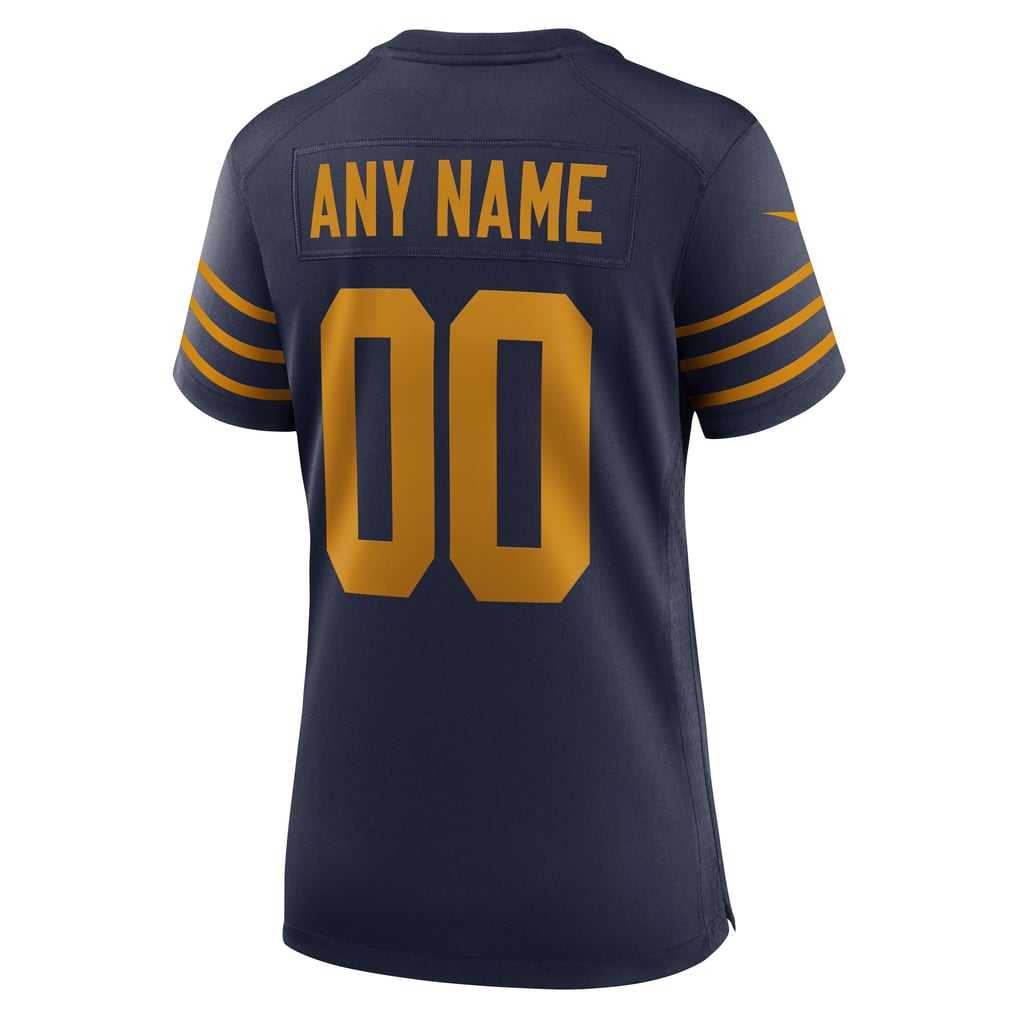 Women's Green Bay Packers Nike Navy The 1923 Classic Game Custom Jersey - Image 4