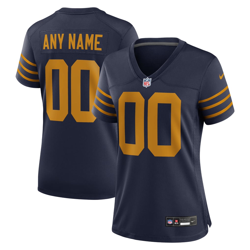 Women's Green Bay Packers Nike Navy The 1923 Classic Game Custom Jersey - Image 1