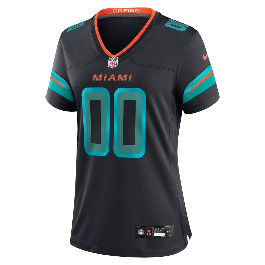 Women's Miami Dolphins  Nike Navy Rivalries Collection Custom Game Jersey - Image 3