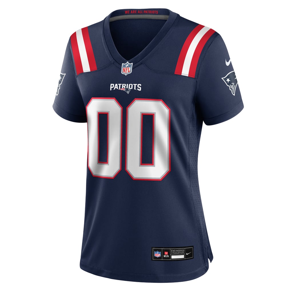 Women's New England Patriots Nike Navy Custom Game Jersey - Image 3