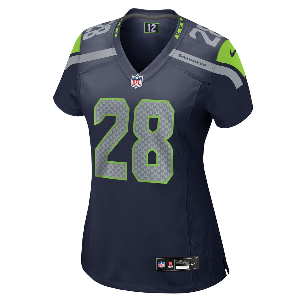 Women's Seattle Seahawks Nehemiah Pritchett Nike  College Navy Team Game Jersey - Image 3