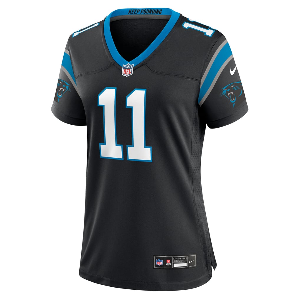 Women's Carolina Panthers Nic Scourton Nike Black Team Game Jersey - Image 3