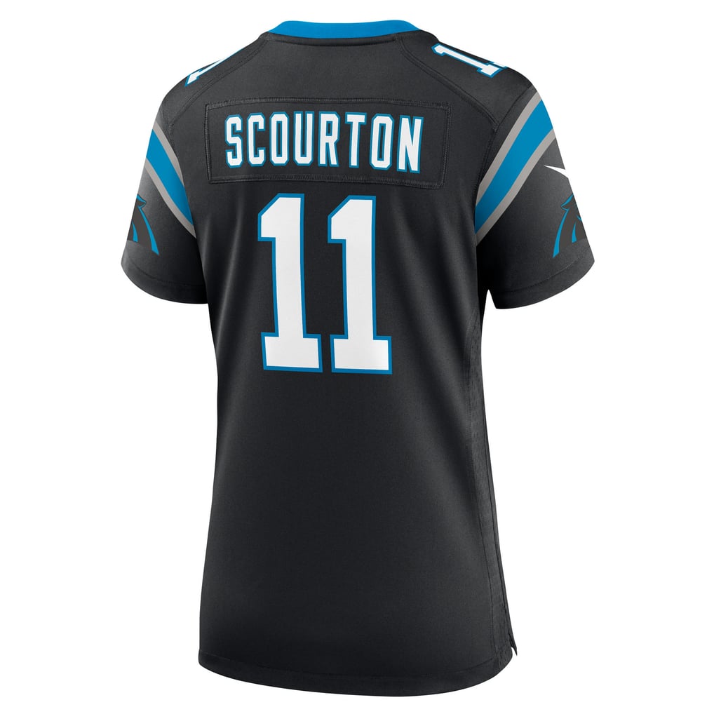 Women's Carolina Panthers Nic Scourton Nike Black Team Game Jersey - Image 4